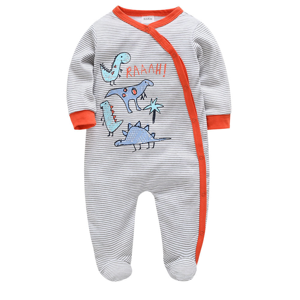 Cotton Long Sleeve Cartoon Baby Bodysuit (New Autumn)