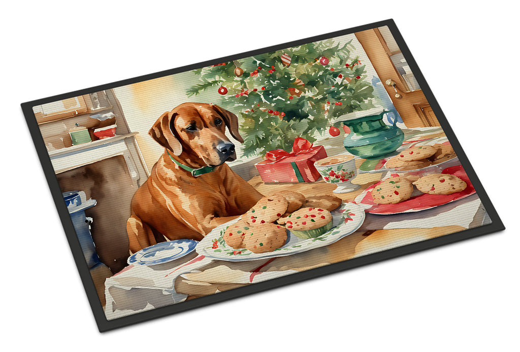 Rhodesian Ridgeback Christmas Cookies Doormat