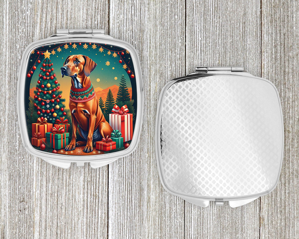 Rhodesian Ridgeback Christmas Compact Mirror