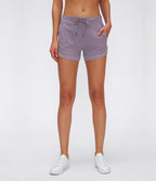 Women's High Waist Breathable Stretch Athletic Shorts