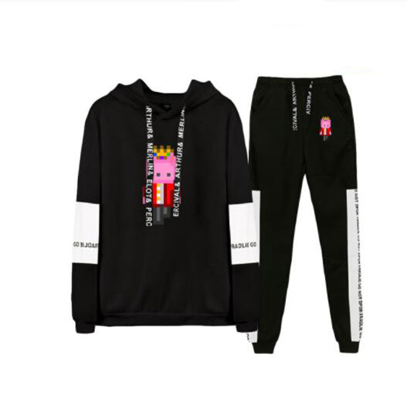 Men's Hooded Tracksuit, Casual Sweatshirt Set (2 Pieces) | Streetwear