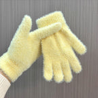 [Unpriced] Winter Simulated Rabbit Fur Gloves | Faith Accessory