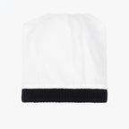 Warm Fleece-Lined Slouchy Knit Beanie with Pompom | Embroidered Cap