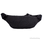 Marc Jacobs Medium Black Quilted Nylon Sling Belt Bag