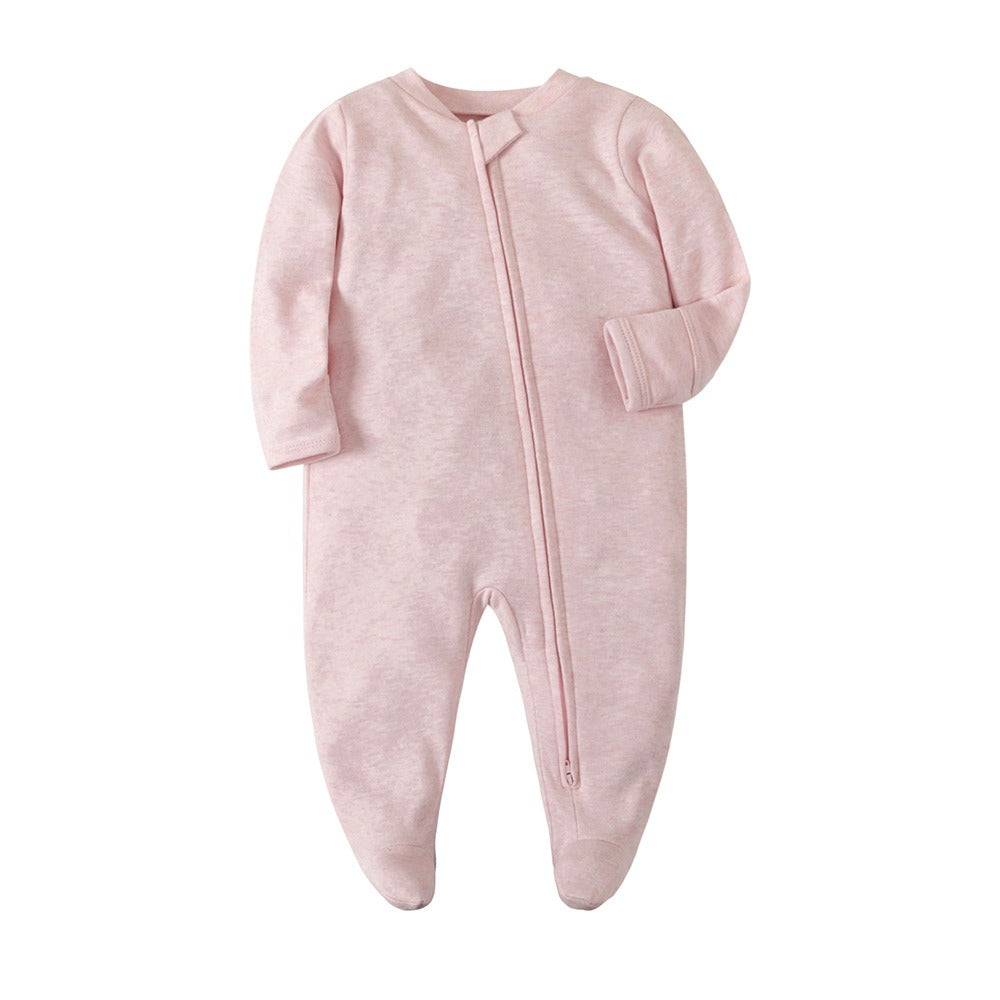 Baby Long Sleeve Zipper Bodysuit Creeper