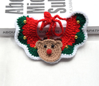 Pet Christmas Collar with Reindeer Design for Cats & Dogs