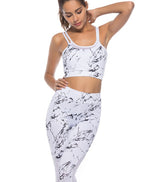Yoga Outfit Set - 2-Piece Stylish Tank Top