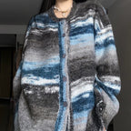 European American Loose Knitwear Coat for Fall/Winter