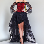 Day the Dead Corset & Lace Skirt Two-Piece Set