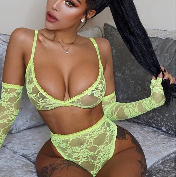 Lace Sexy Cami Three-Piece Lingerie for Women