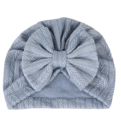 Baby Beanie Cap with Bow | Embroidered Cap