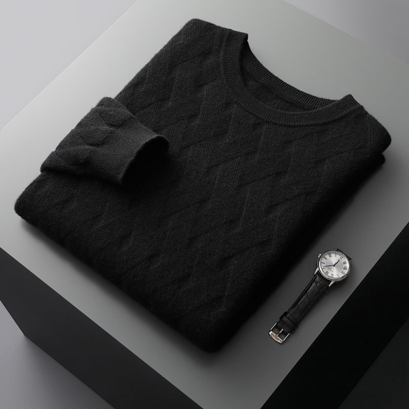 Men's Thick Knitted Loose Pullover Sweater | Streetwear