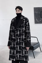2023 Men's Casual Business Wool Blend Overcoat Jacket