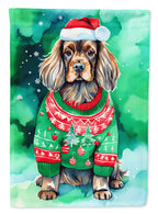 Sussex Spaniel Christmas Garden Flag