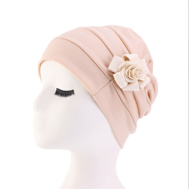 Ladies Flower Bandana Pullover Chemo Hat | Streetwear