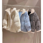 Student Mid-Length Hooded Bread Jacket Coat