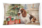 Cavalier Spaniel Christmas Throw Pillow