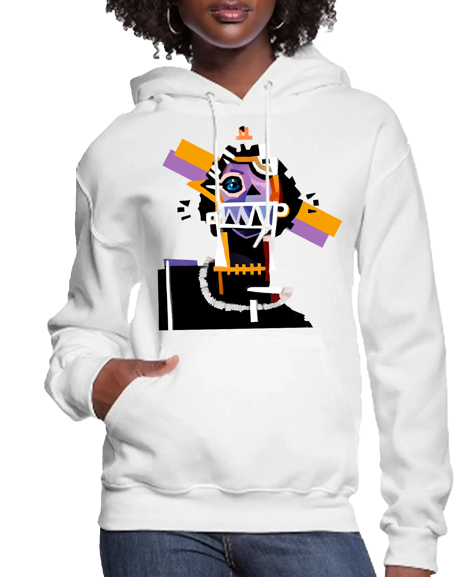 Neocubism Artwork Women’s Hoodie | Streetwear