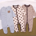 Cotton Long-Sleeve Baby Bodysuit (0–9M)