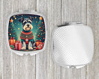 Schnauzer Christmas Compact Mirror