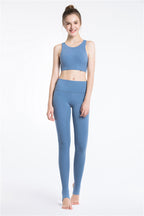 2019 Cross-Back High Neck Sports Bra & Yoga Tank Top