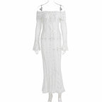 Fairy Off-Shoulder Lace Tube Top Dress