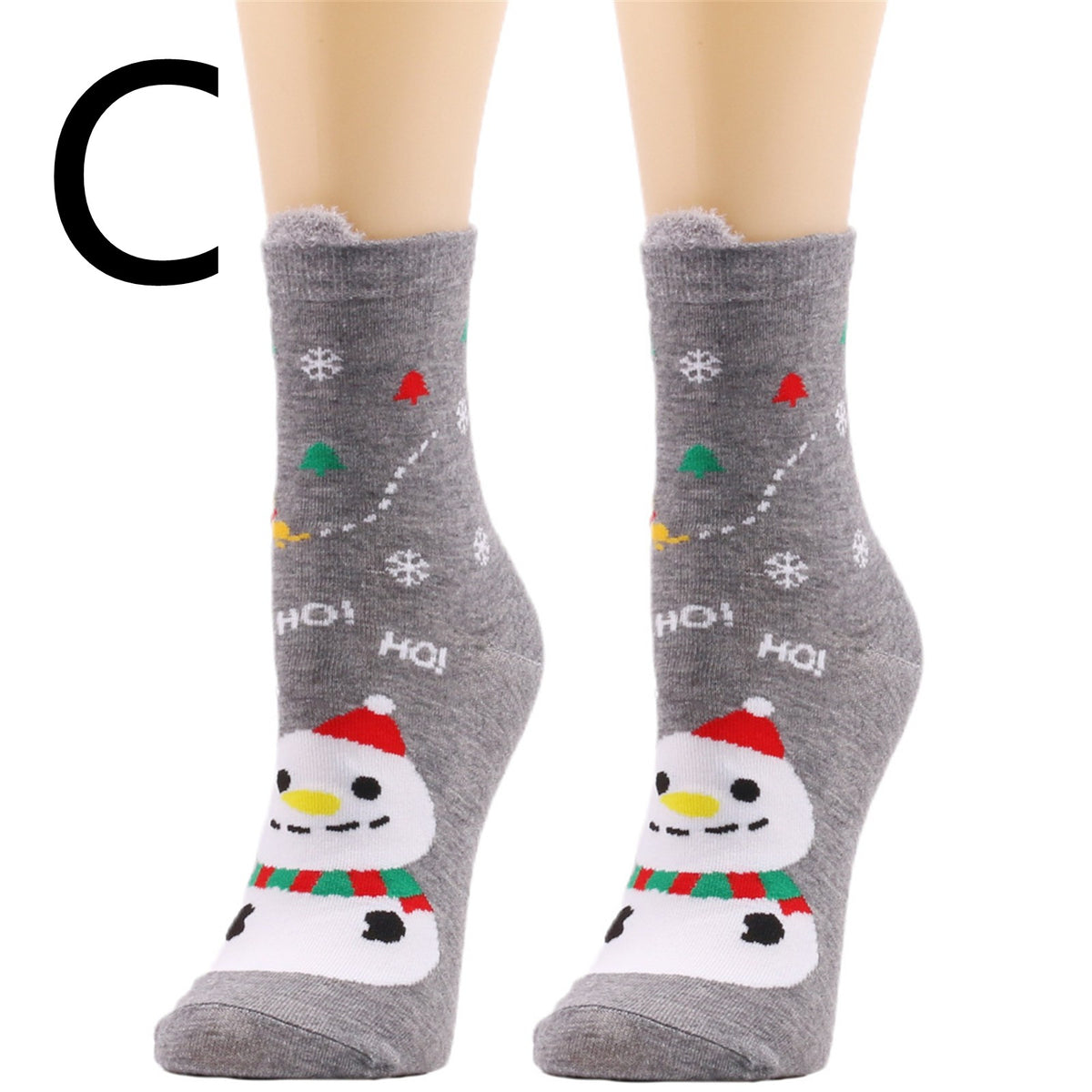 Women's Jacquard Warm Socks for Christmas Style