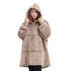 Hooded Pullover Sweater Women's Fall Winter Cold Protection | Streetwear