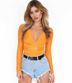 Spring New Lace Bodysuit Top - Direct from Factory