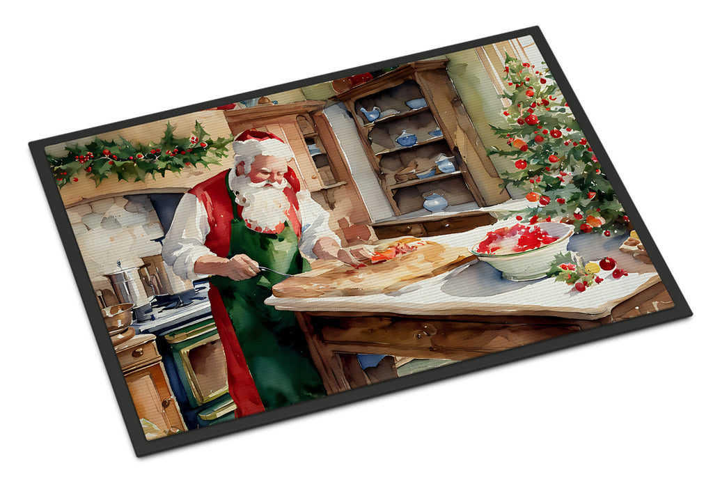 Cookies with Santa Claus Doormat