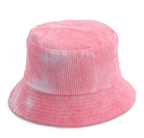 Corduroy Tie-Dye Fisherman Hat | Embroidered Cap