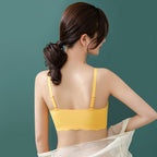 Floral Wireless Bra Women's Thin Cup Lingerie Tops
