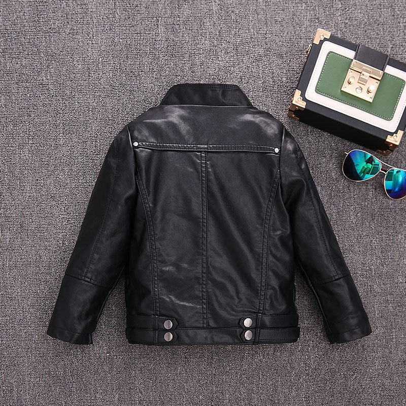 Pilot Leather Jacket for Children's Clothing