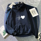 Women's Plus Velvet Hoodie | Streetwear