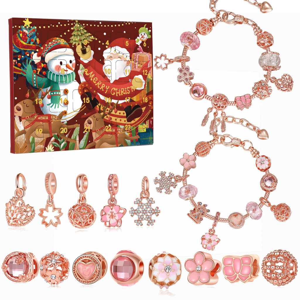 Christmas Countdown Calendar DIY Bracelet Gift Set