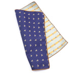 Men's Floral 25CM Polyester Handkerchief Scarf Set