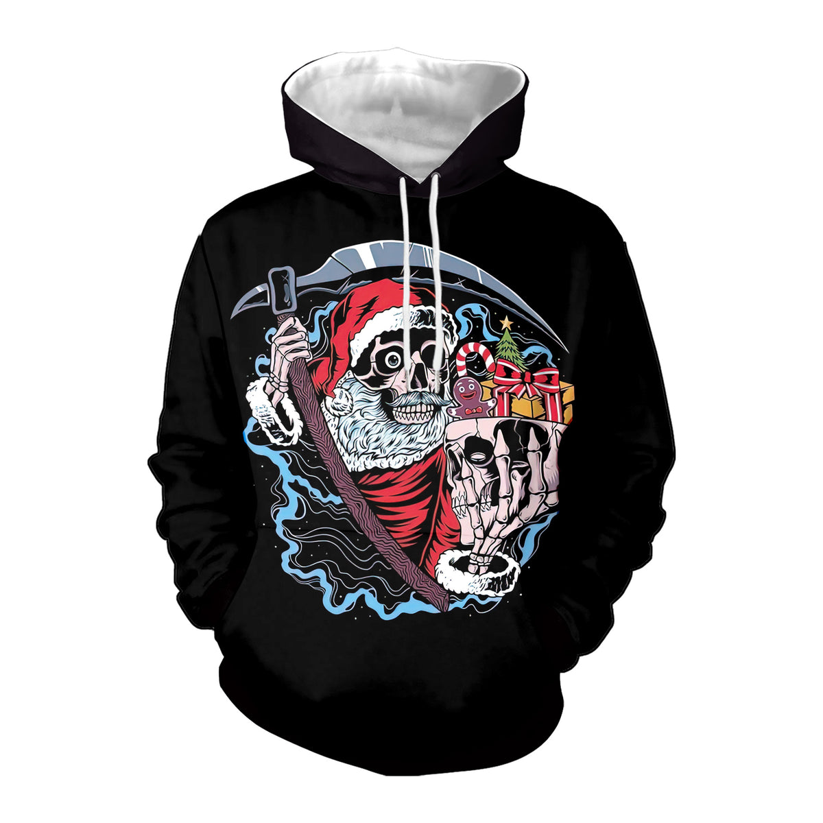 Women's Halloween Digital Print Hooded Sweatshirt | Streetwear