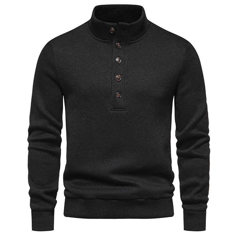 Men's Casual Loose Fit Turtleneck Pullover | Streetwear