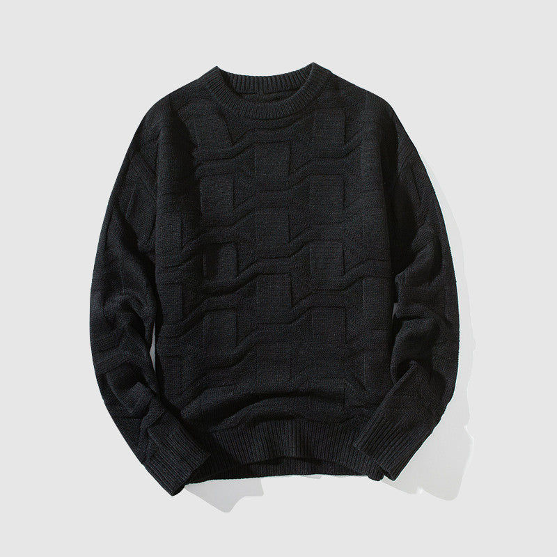 Men's Autumn Knit Round Neck Sweater