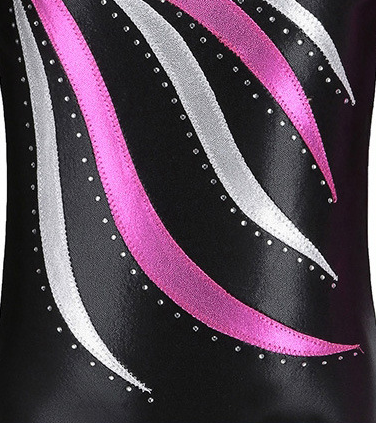 New Multi-Color Rhinestone Bodysuit for Girls