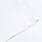 Zipper Short Sleeve T-Shirt, High-Waist Crop Top