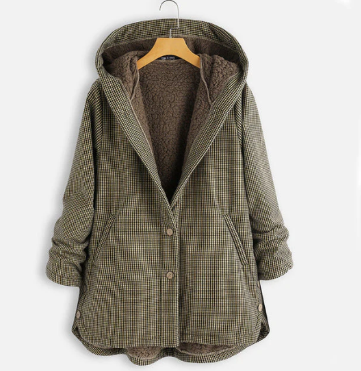 Moki™ Buttoned Full Hooded Jacket for Women (One Piece)