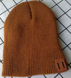 Parent-child wool hat warm hat knitted hat | Embroidered Cap
