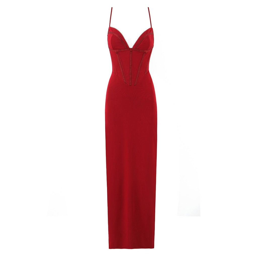 Women's Spaghetti Strap Slim Tube Dress