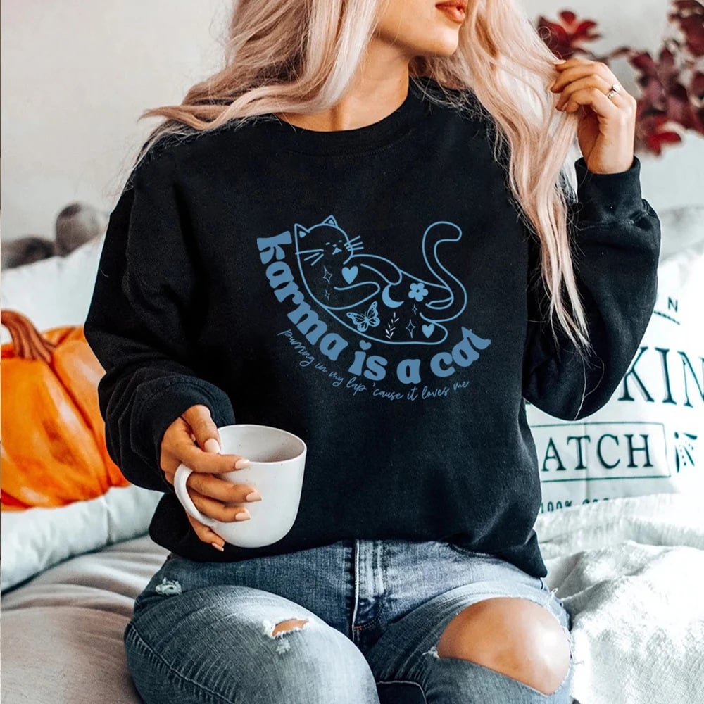 Retro Crew Neck Sports Sweater for Women