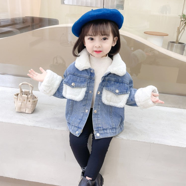 Lamb Cashmere and Denim Jacket
