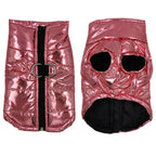 Glossy Dog Jacket Pet Vest for Stylish Canines