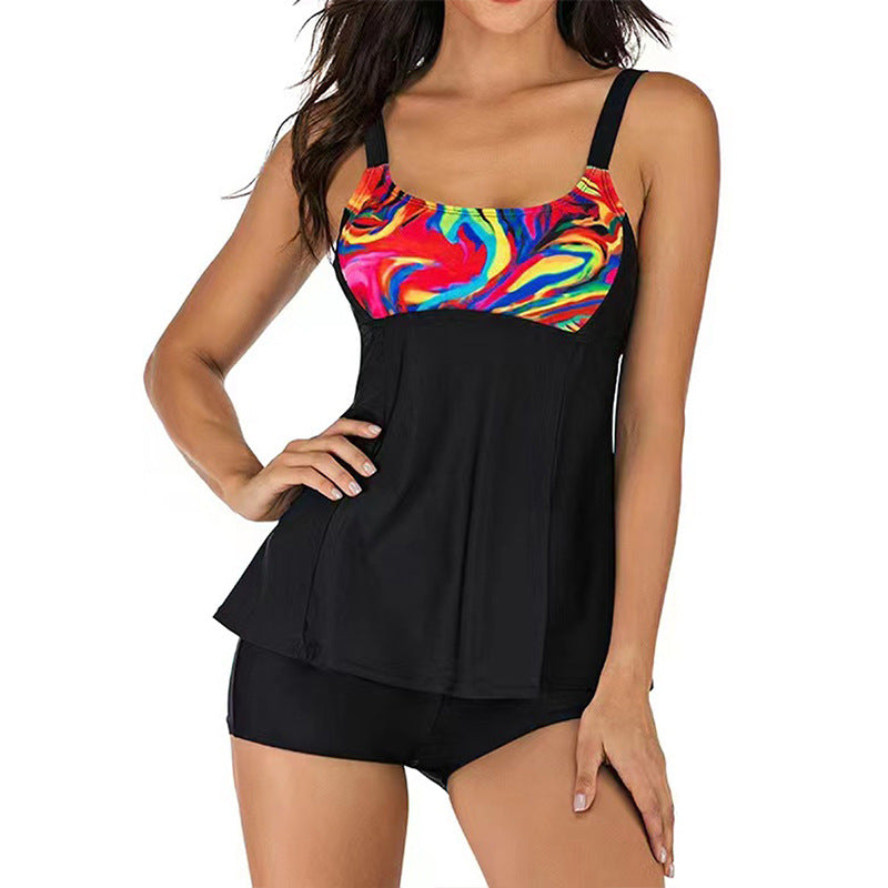 Women's Plus Size Striped Bikini Swimsuit 2022