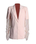 Ladies' Long Sleeve Suit Jacket with Bright