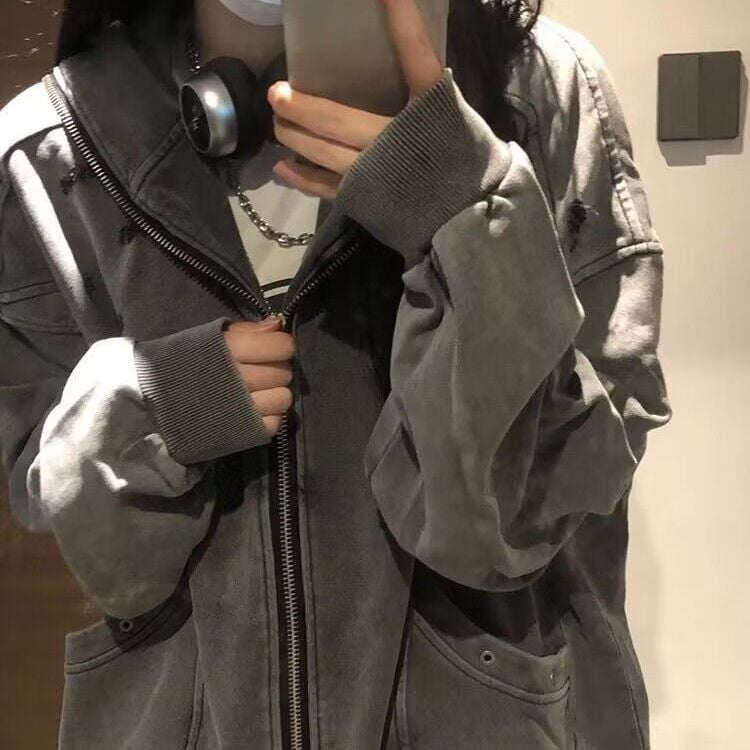 Trendy Women's Hooded Cardigan for Spring and Autumn